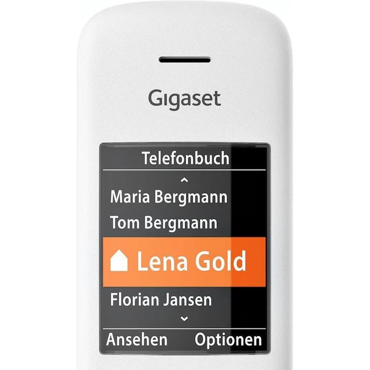 Gigaset E370HX IP Telefon, FRITZ!Box kompatibel, schnurlos mit großen Tasten, Seniorentelefon mit SOS-Funktion, einfache Bedienung, Farbdisplay, Mobilteil, weiß – Bild 5