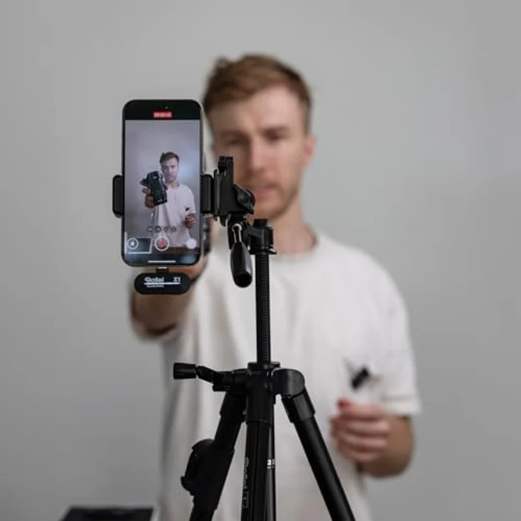Rollei Hear:Me Mobile X1 – Studioqualität Mikrofon mit Noise-Canceling, 5 Stunden Aufnahmezeit, USB-C Kompatibilität, Plug & Play (Schwarz) – Bild 5
