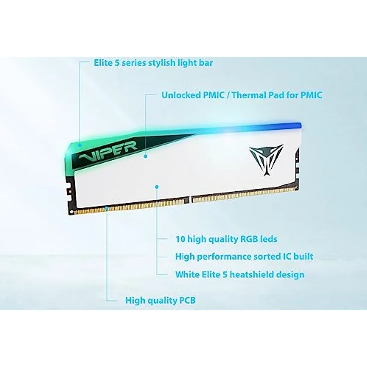 D548GB 6000-42 Viper Elite 5 RGB K2 PVER548G60C42KW (PVER548G60C42KW) – Bild 4