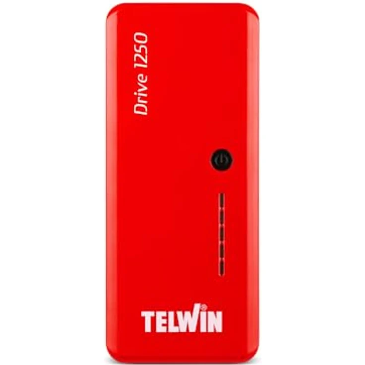 Telwin Drive 1250, Powerbank und Jumpstarter mit 22000 mAh, 264 Wh und 1200 A, schwarz – Bild 2