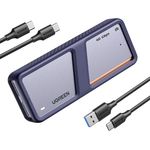 UGREEN 40 Gbps M2 SSD Gehäuse, USB4 NVMe Gehäuse mit leistungsstarker Kühlleistung, USB M2 SSD Adapter für Datenspeicher, Starke Spielbeschleunigung, kompatibel mit MacBook, HP Celeron N4120
