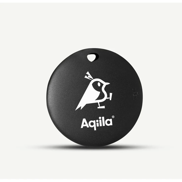 Aqiila Tagbird Item Finder + Mount, Ortungsgerät mit akustischem Signal und Annäherungsalarm, kompatibel mit iOS und Android, 1-Pack