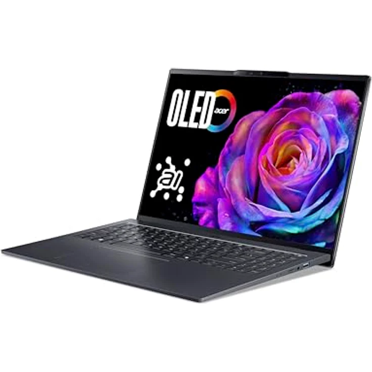 Acer Swift Go 16 OLED (SFG16-73-7943) Ultrabook, 16" WUXGA+ OLED 120Hz, Intel Core Ultra 7, 16 GB RAM, 1 TB SSD, Intel Arc 140T GPU, grau – Bild 4