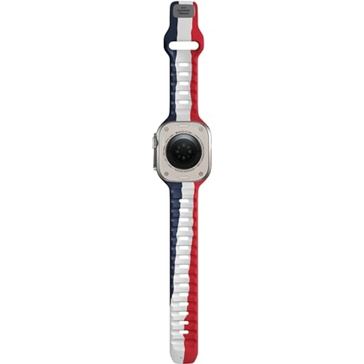 Nomad Smartwatch-Armband Sport Band 42/44/45/49mm Summer Games, atmungsaktives Fluorkautschuk Design in Paris inspiriert – Bild 4