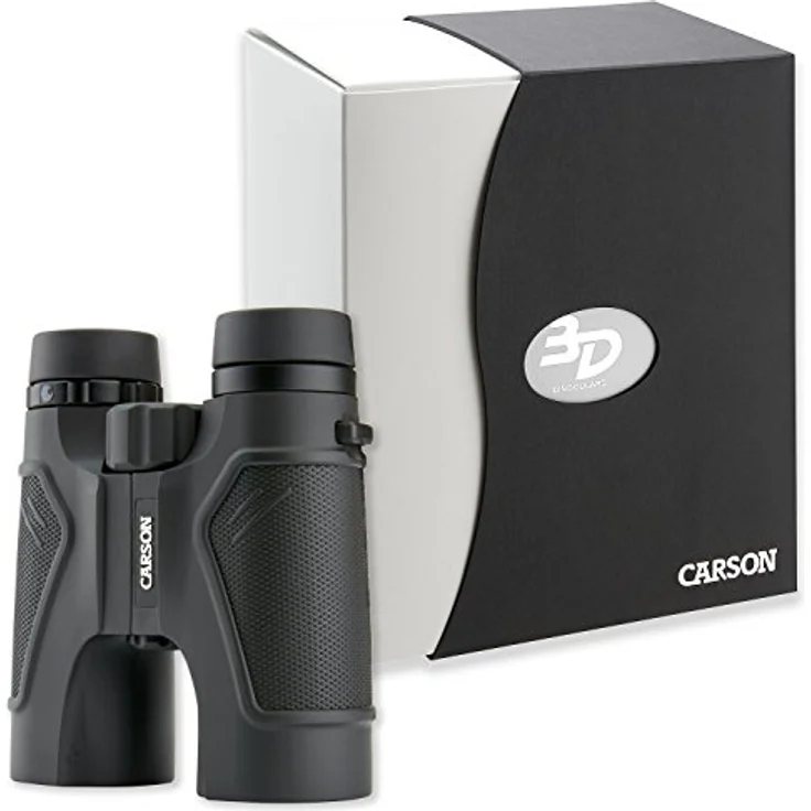 Carson Fernglas 8x42 mm, wasserfest mit Anti-Rutsch-Griff, ideal für Outdoor-Aktivitäten – Bild 8
