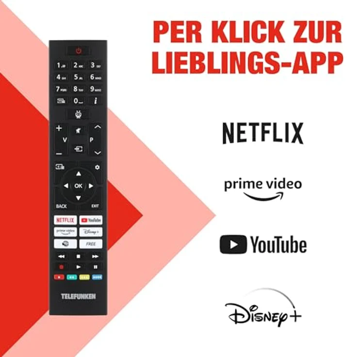 TELEFUNKEN XF40TP900S, 40 Zoll Smart TV Powered by TiVo, Full HD, HDR, Triple-Tuner, 6 Monate HD+ inkl. – Bild 5