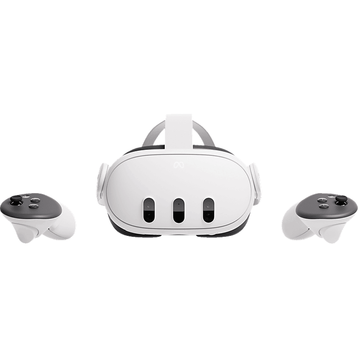 META Quest 3, Refurbished VR Headset mit 512 GB Speicher, kabelloses All-in-One Gerät mit TruTouch-Haptik und over 500 Titeln