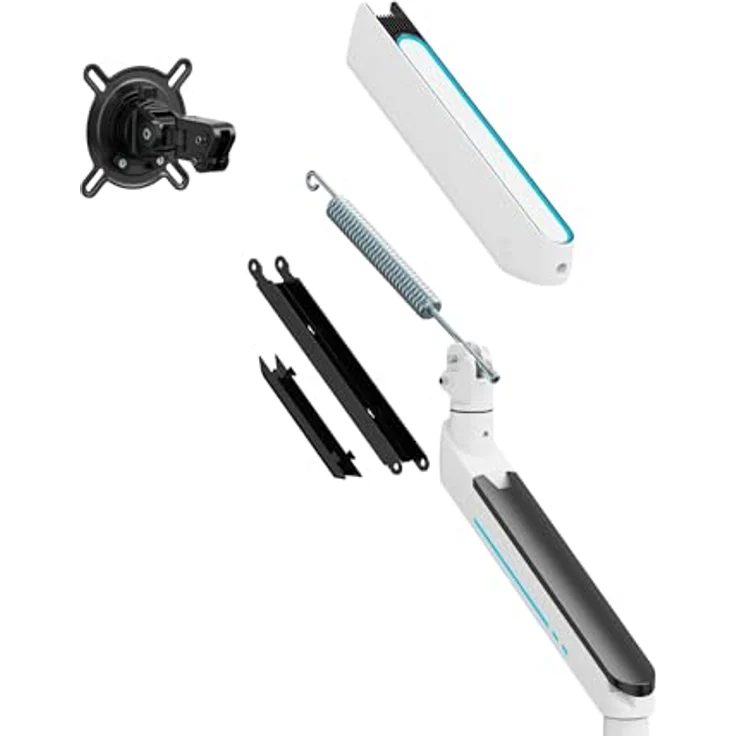 One for All Monitor Halterung Experience RGB Single, Monitor Halterung für bis zu 45 Zoll, Weiß – Bild 6