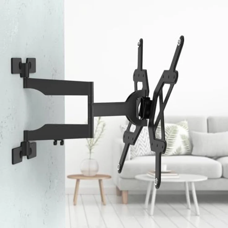 TV-Wandhalterung, schwenkbar, neigbar, extra flach, 165 cm (65") bis 30 kg – Bild 4