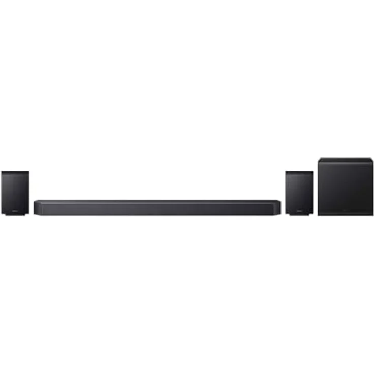 Samsung Q-series HW-Q935GF, 9.1.4-Kanal Soundbar mit Subwoofer & Rücklautsprechern, kabelloses Dolby Atmos, SpaceFit Sound Pro, Active Voice Amplifier Pro – Bild 2