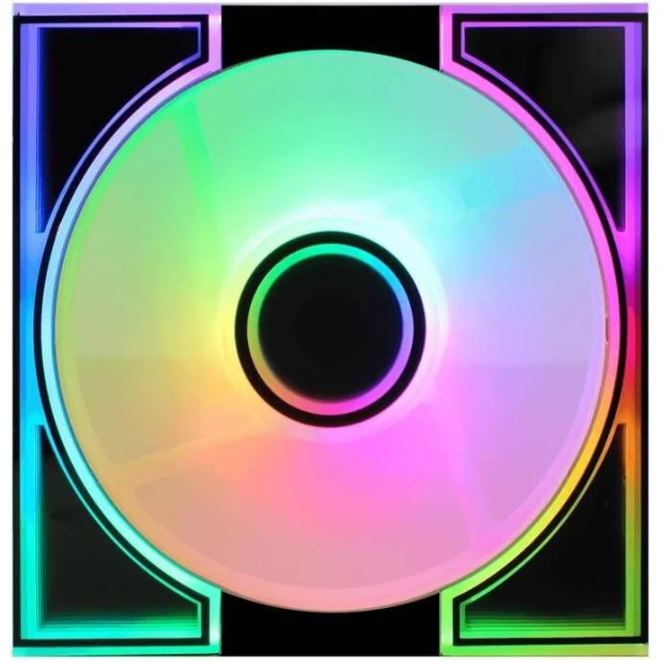 Darkflash Tech Darkflash DM8 ARGB Cooling Fan, 120 mm Gehäuselüfter mit RGB-Beleuchtung, schwarz