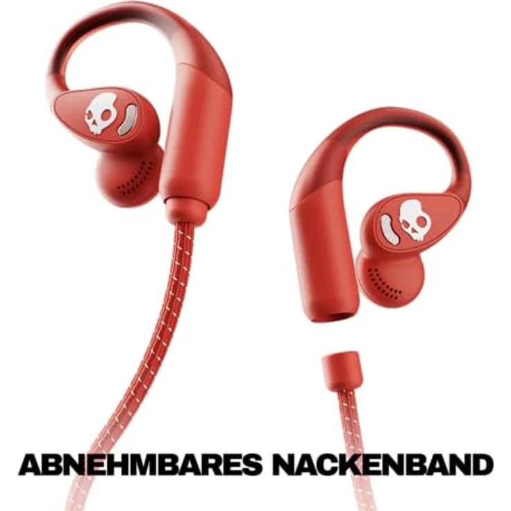Skullcandy PUSH 540 Open-Ear Kopfhörer, IP44 schweiß-, staub- und wasserresistent, bis zu 42 Stunden Akkulaufzeit, Farbe: Rot – Bild 5