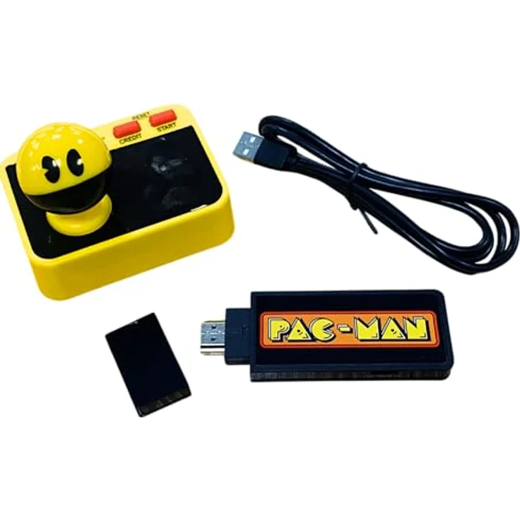 Fizz Creations PAC-MAN Plug and Play, HDMI Konsole mit kabellosem Controller und USB-C Anschluss – Bild 3