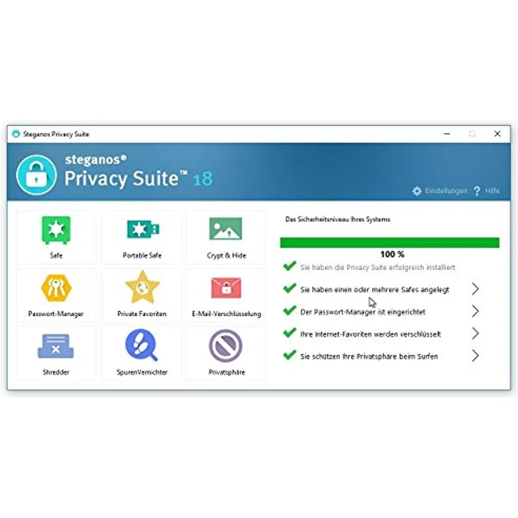 Steganos Privacy Suite 18 – Bild 2