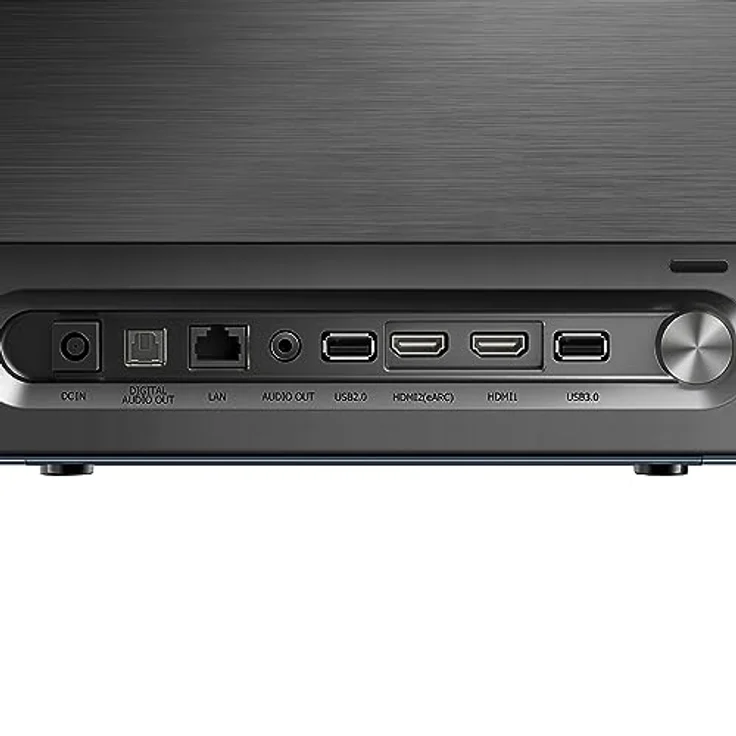 Hisense C1 Smart Mini Projektor 4K UHD Trichroma (65-150 Zoll), Dolby Vision, Dolby Atmos, JBL Lautsprecher, VIDAA U6, Airplay, 4K Upscaling, Filmmaker Modus, Game Modus, Silber – Bild 3
