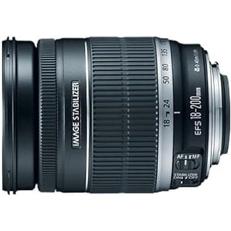 Canon Zoomobjektiv EF-S 18-200mm F3.5-5.6 IS für EOS (72mm Filtergewinde, Bildstabilisator, Autofokus) schwarz – Bild 7