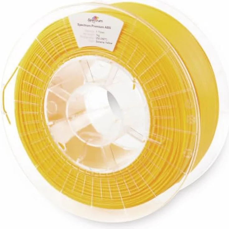 Spectrum ABS SMART Filament, 3D-Druckmaterial in Bahama Yellow, 1,75 mm, 1 kg, hohe Festigkeit und Haltbarkeit – Bild 2