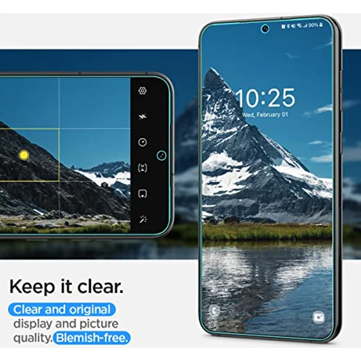 Spigen NeoFlex Solid Schutzfolie für Samsung Galaxy S23 Plus, 2 Stück, Kratzfest, PET Film, Wasserinstallation, Ultra Klar – Bild 4