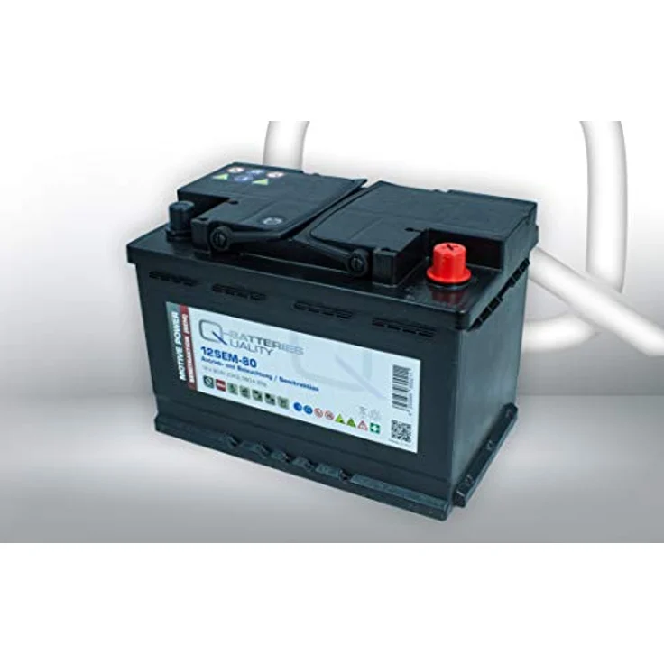 Q-Batteries 12SEM-80 12V 80Ah (C20) Semitraktionsbatterie – Bild 2