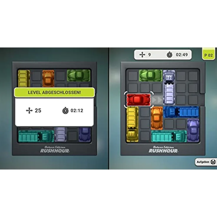 ThinkFun Rush Hour Deluxe Edition, Logik- und Strategiespiel für Nintendo Switch mit 60 Herausforderungen für 1-4 Spieler – Bild 4