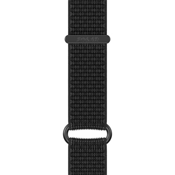 Polar Armband mit Klettverschluss, schwarz, Größe M/L für Polar Grit X2 Pro, Vantage M2 und Vantage V3, 22 mm – Bild 1