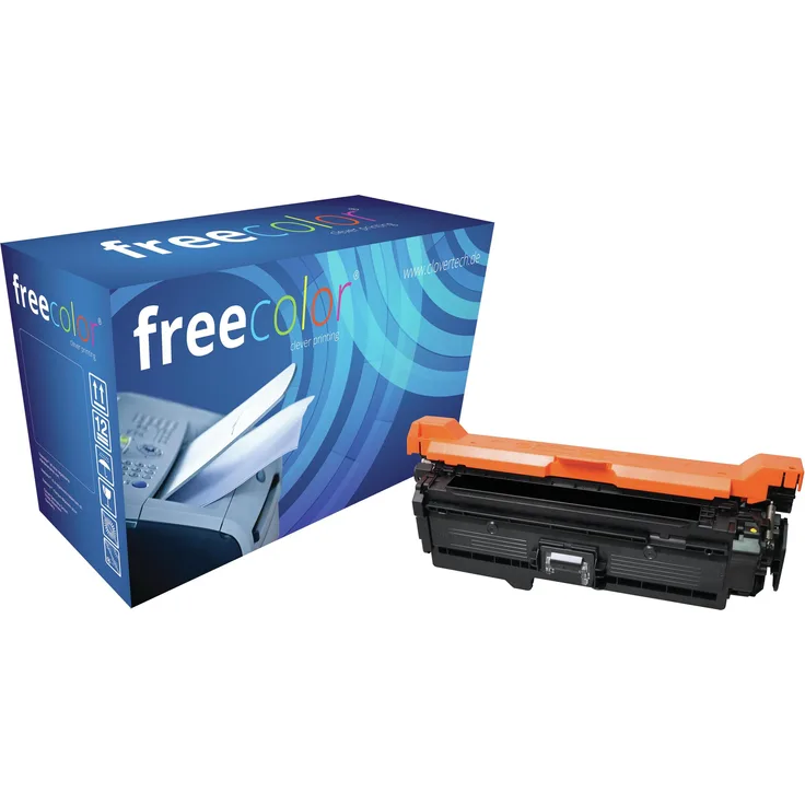 Freecolor CE250, Toner schwarz für HP Color LaserJet, hohe Druckleistung bis zu 5000 Seiten