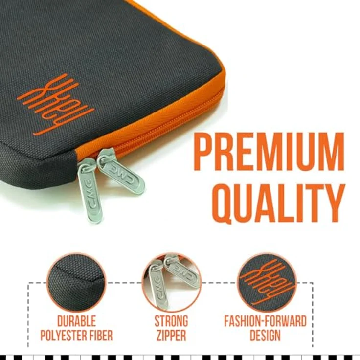 CME Xkeycase Schutzhülle, Schwarz-Orange – Bild 10
