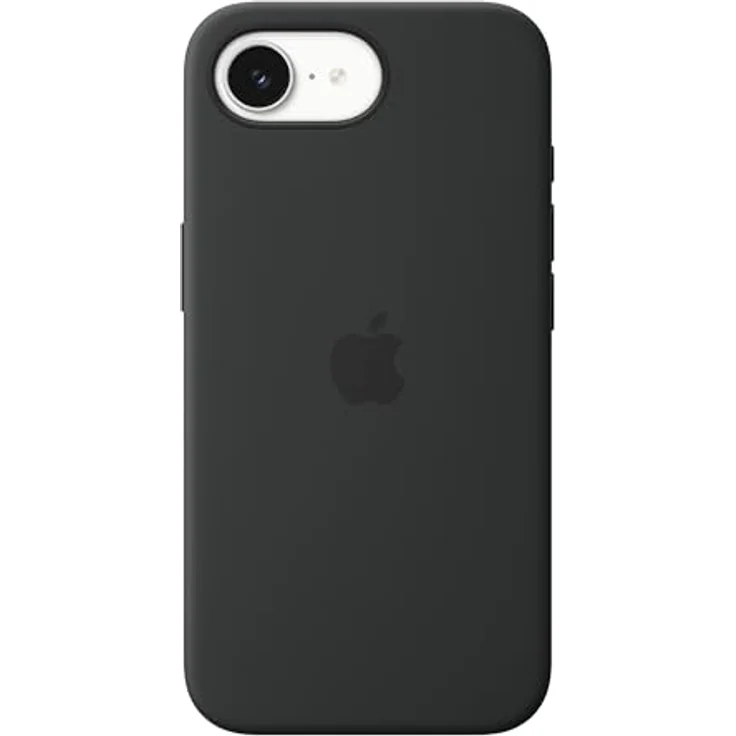 Apple iPhone 17e Silikon Case mit MagSafe, Schwarz – Schützendes und umweltfreundliches Design mit Mikrofaserfutter und integrierten Magneten für kabelloses Laden – Bild 3