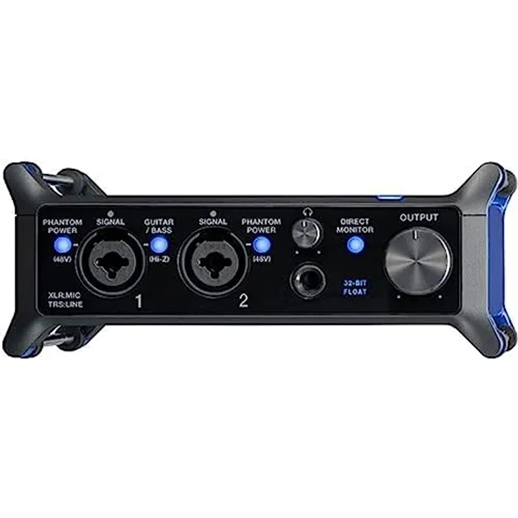 Zoom UAC-232, Audio/MIDI-Schnittstelle mit 2In/2Out, USB 3.0, Phantomspeisung +48 V und MIDI-Anschluss