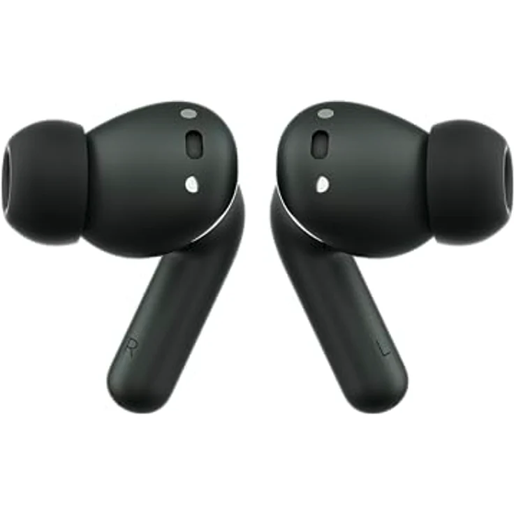 Motorola Moto Buds+ Sound by Bose (Bluetooth 5.3 Earbuds, Dolby Head Tracking + Dolby Atmos, aktive Geräuschunterdrückung, kabelloses Laden, bis zu 38 Stunden Akku, 3-Fach-Mikrofonsystem) Forest Grey – Bild 5