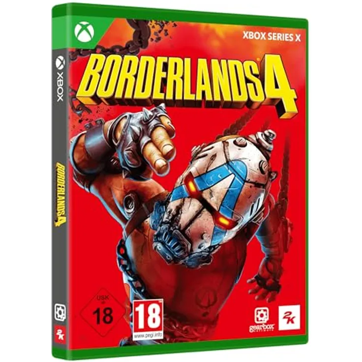 2K Borderlands 4, Xbox Series X-Spiel mit chaotischem Looter-Shooter-Gameplay, bis zu 4-Spieler Koop und Milliarden Waffen