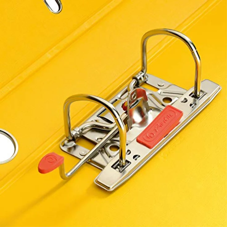 Herlitz Aktenordner maX.file »protect plus« 5 cm, DIN A4, mit Kantenschutz, Raumsparschlitzen, Blattniederhalter, blau – Bild 3