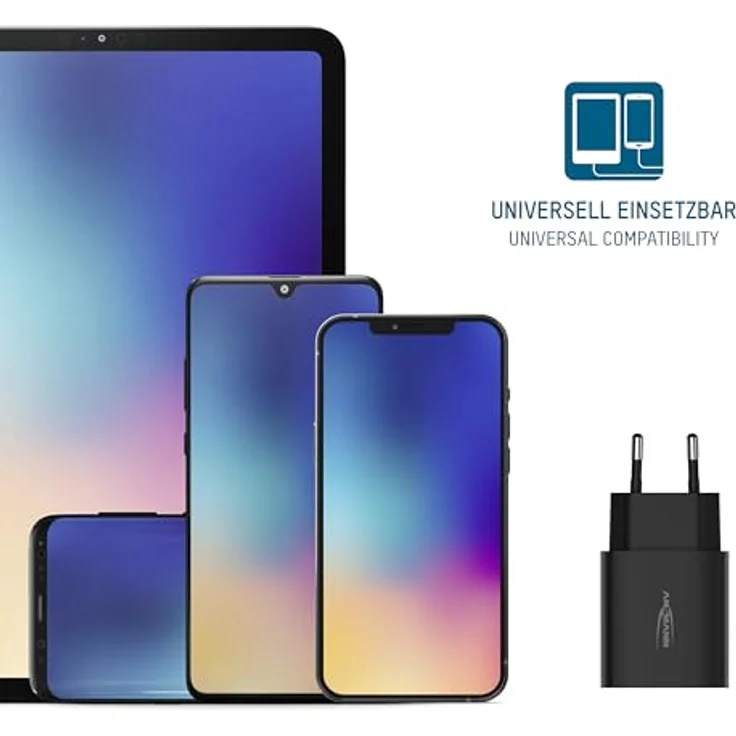 Ansmann USB-Ladegerät Home Charger HC212 schwarz, 2 USB-Ports – Bild 3