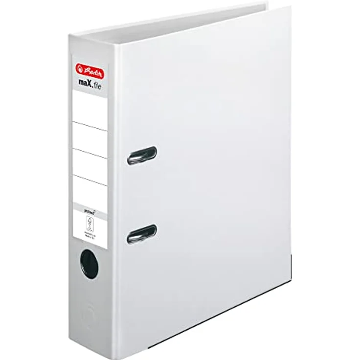 Herlitz Aktenordner maX.file protect, breit, DIN A4, mit zahlreichen Funktionen, blau – Bild 2