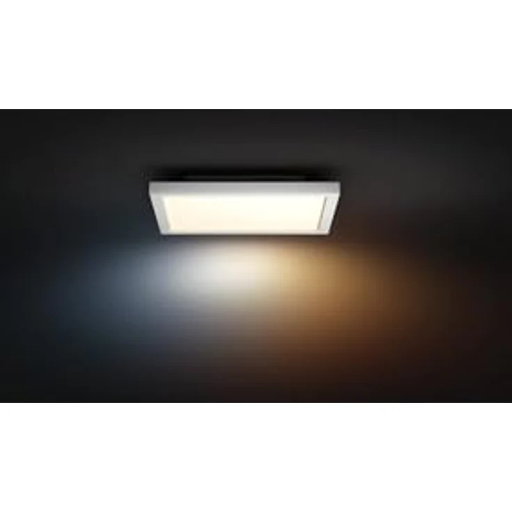 Philips Hue White Ambiance Aurelle - Bluetooth LED-Panelleuchte viereckig 2200lm mit Dimmschalter - weiß – Bild 3