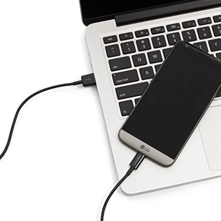 AmazonBasics USB Typ C auf USB A 2.0 Kabel, 1,8 Meter, Schwarz, 5er Pack – Bild 5