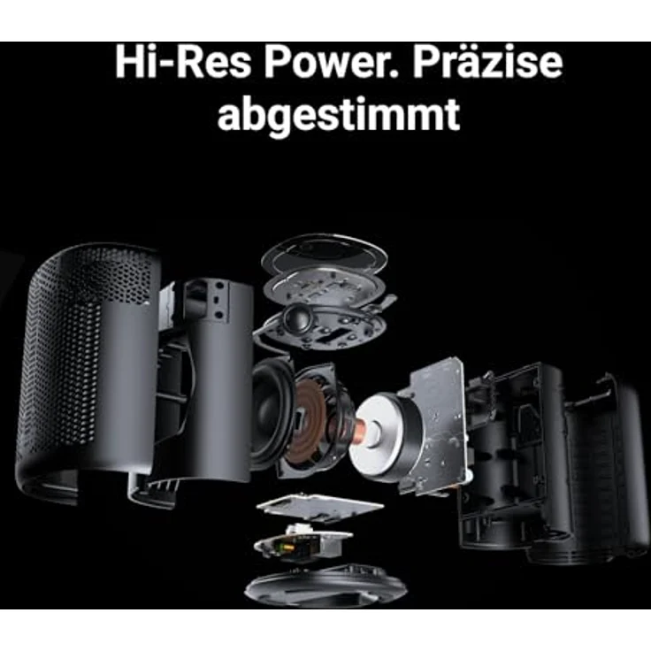 WiiM Sound Lite Smart Speaker, Hi-Res 24-bit/192 kHz, AI RoomFit™, 100W Peak, WLAN 6E/Bluetooth 5.3, Multiroom- und Stereokopplung (Weiß) – Bild 2