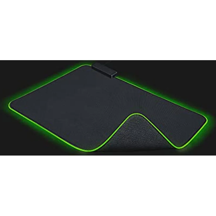 Razer Goliathus Chroma - Weiche Gaming Maus-Matte mit RGB Beleuchtung (Kabelhalterung, Stoff-Oberfläche, rutschfest, gesteppter Rand, optimiert für alle Mäuse) Schwarz – Bild 5