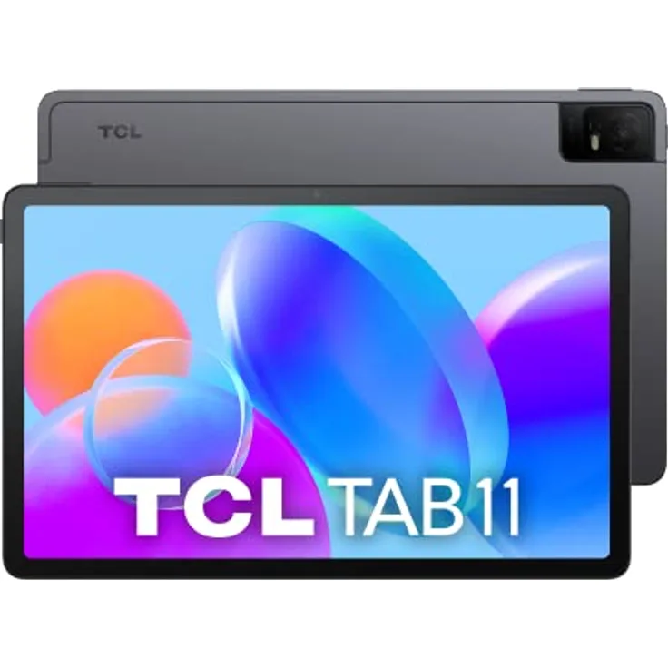 TCL TAB 11 Wi-Fi Tablet 11" 2K Android 13, 4GB RAM, 64GB erweiterbarer Speicher, 8000mAh Akku, Dark Grey [Italien]