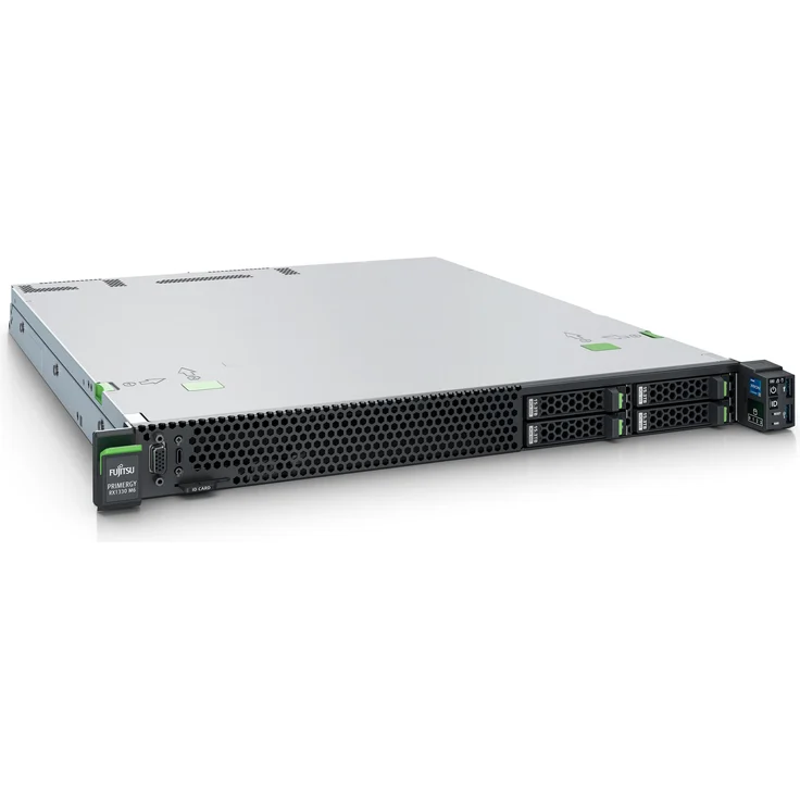 Fujitsu RX1330 M6 Server, E-2488, 32GB RAM, Rackserver mit Hot-Plug-Netzteil