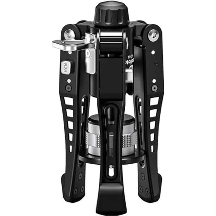 Leofoto MF-324C, Carbon-Einbeinstativ mit Schwenk-Neigefuß VD-04, max. Höhe 152 cm, Tragfähigkeit 10 kg – Bild 7