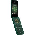 Nokia 2660 Flip DualSIM Lush Green (1GF011EPJ1A05) Smartphones mit praktischer DualSIM-Funktion und elegantem Klappdesign