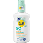 SUNDANCE Sensitiv Sonnenspray LSF 50 – Vegan, ohne Parfum & Alkohol, 200 ml starker UV-Schutz für empfindliche Haut