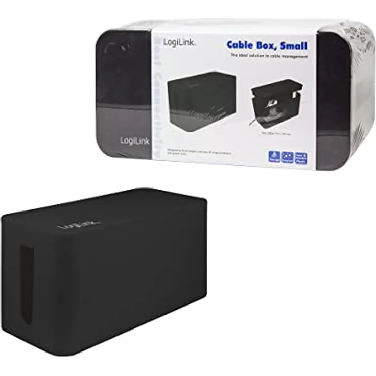 Logilink Kabelbox LogiLink, klein, schwarz, 240x130x120mm (KAB0060) - Preisvergleich – Bild 6