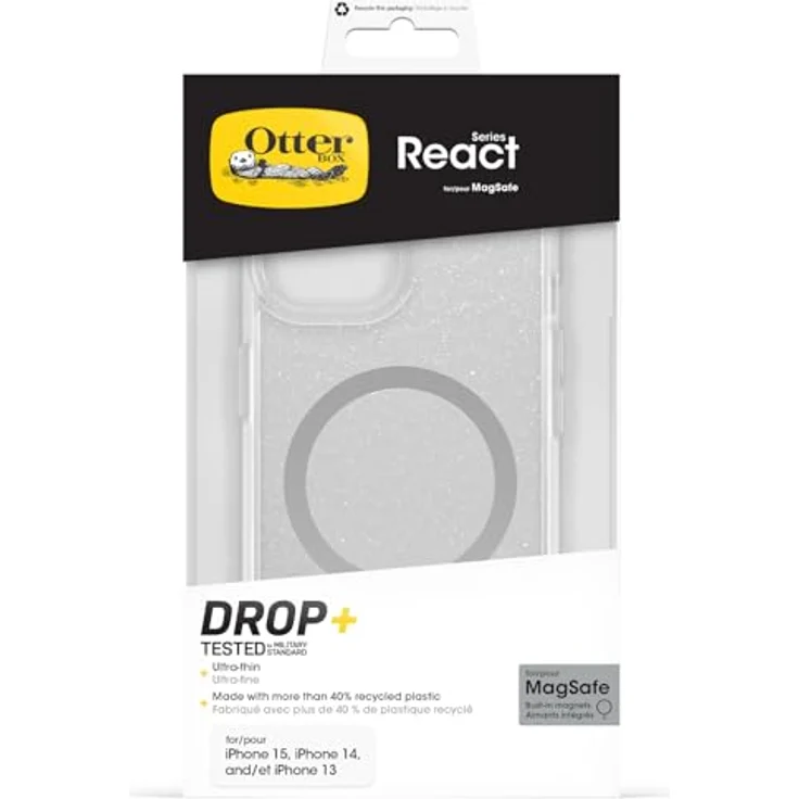 Otterbox React MagSafe Handyhülle, stoßfestes Backcover mit Soft-Touch-Rändern, Schutzhülle für iPhone – Bild 5