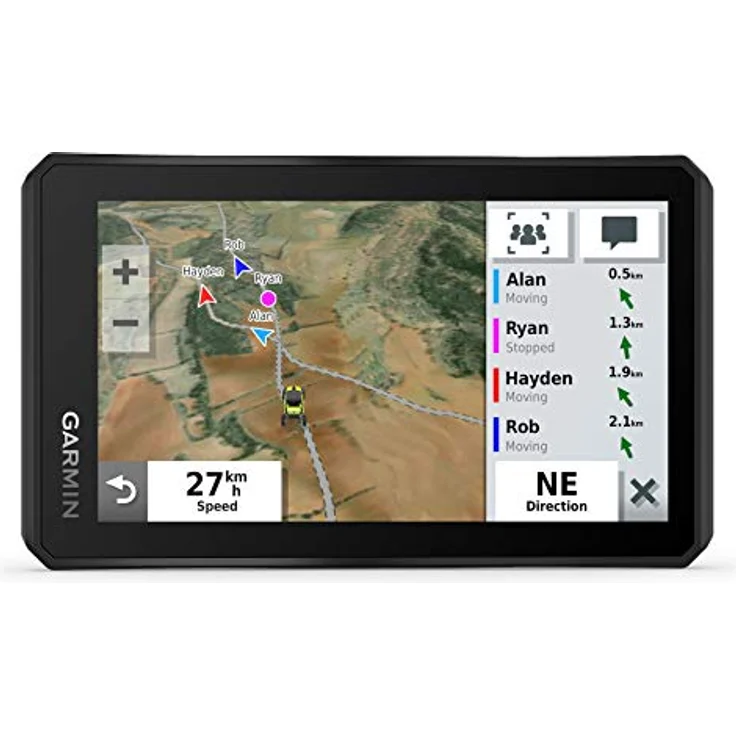 Garmin Tread Offroad-GPS-Navigationsgerät, 5,5” HD-Touchdisplay, vorinstallierte TOPO-Karten, Group Ride Tracking, robust und wetterfest, bis zu 6 h Akkulaufzeit – Bild 3