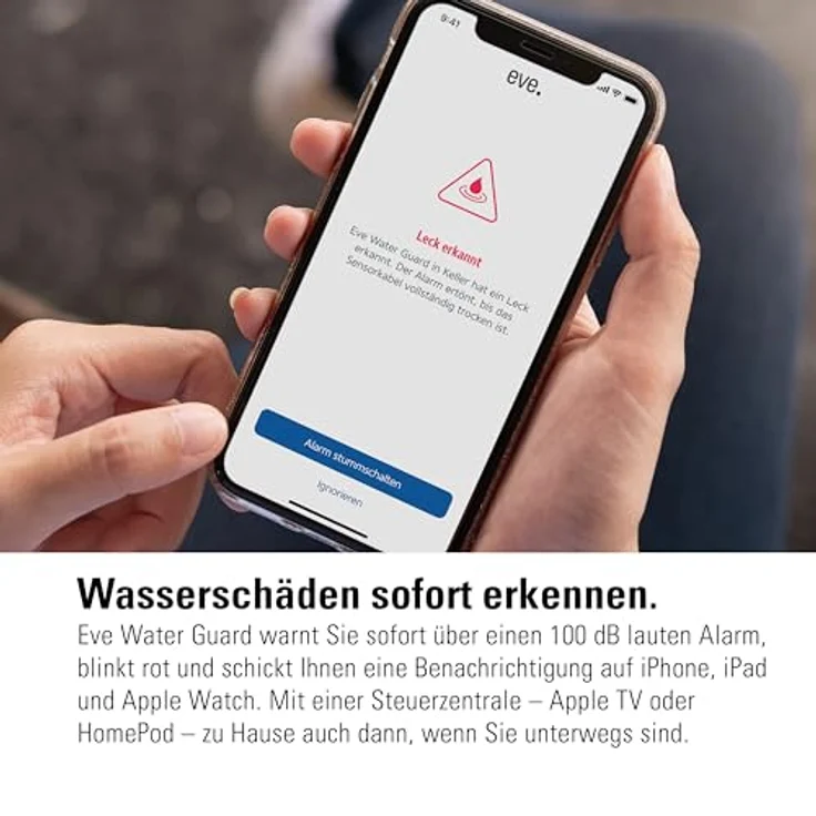 Eve Water Guard Smarter Wassermelder mit Apple HomeKit, Thread kompatibel – Bild 5