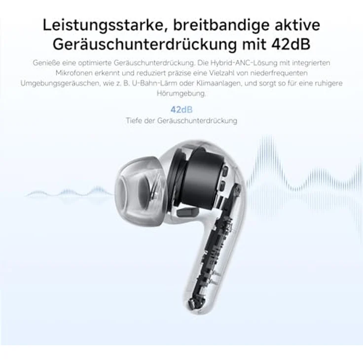 Xiaomi Redmi Buds 8 Lite, True-Wireless-In-Ear-Kopfhörer mit langer Akkulaufzeit, weiß – Bild 5