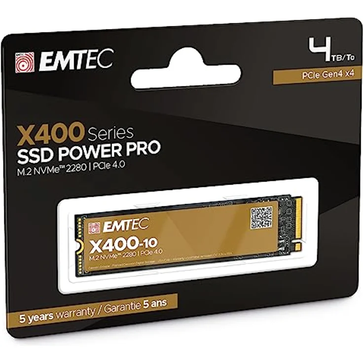 Emtec ECSSD4TX410 interne SSD 4TB 7400/7000MB/sek. X400-10 NVMe PCIe Gen. 4 M.2 - ECSSD4TX410 – Bild 3