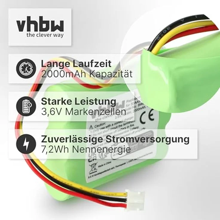 vhbw Akku kompatibel mit Toniebox Tonie Box Lautsprecher Boxen Speaker (2000mAh, 3,6V, NiMH) – Bild 5
